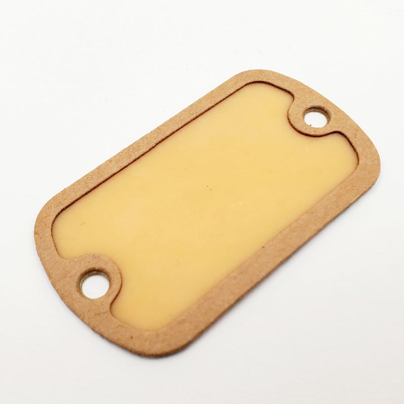 Billet Proof Designs Front Brake Master Cylinder Cover Gasket 1972-1981 Harley Big Twin FL/FX Electra Glide, Super Glide, Low Rider, Fat Bob, Tour Glide, Sturgis, Wide Glide, 1973-1981 Sportster XL - Replaces HD# 45012-72 - Image 1